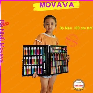 Combo Bộ màu 150 chi tiết dùng để tặng quà hay cho các cháu nhỏ trải nghiệm Shop Movava - HM2