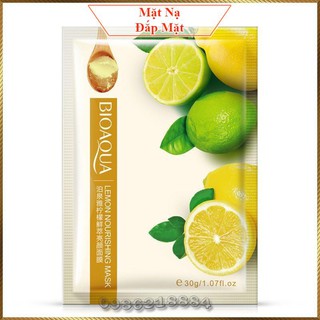 Mặt nạ Chanh Tươi Bioaqua Lemon Mask nuôi dưỡng da ẩm mịn BLM4