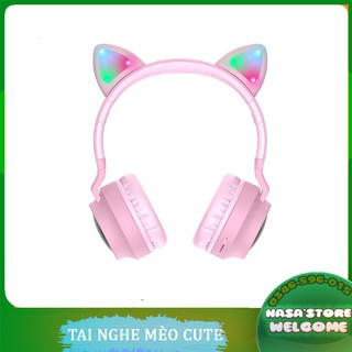 Tai nghe chùm đầu mèo Head phone Bluetooth HOCO W27 new 2020