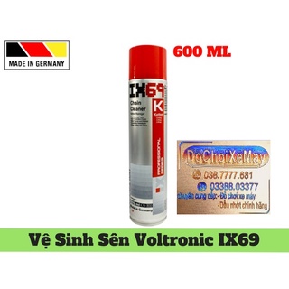 Voltrolnic ix69 Rửa Sên Xích cao cấp nhập khẩu Đức chai lớn 600ml . DoChoiXeMay