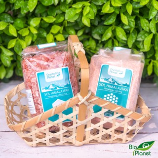 Đá muối dùng trong spa làm đẹp, dạng hạt thô/ hạt mịn Bio Planet 600g
