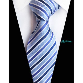 Cavat Nam Sọc Xanh Thời Trang, Sang Trọng 8cm CAVAT-079