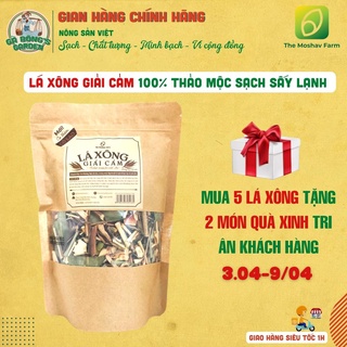Lá Xông Giải Cảm The Moshav Farm Tăng Đề Kháng, Gói Xông Thảo Dược Sấy Khô Thải Độc 100g