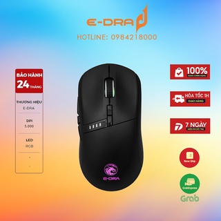 Chuột Gaming không dây E-Dra EM620W - Có dây cổng HDMI nếu muốn dùng dây - Siêu phẩm 2020 - Bảo hành 24 tháng