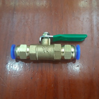 Van khóa đồng 8mm (tay gạt xanh)