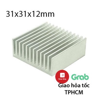 Nhôm tản nhiệt kích thước 31x31x12mm