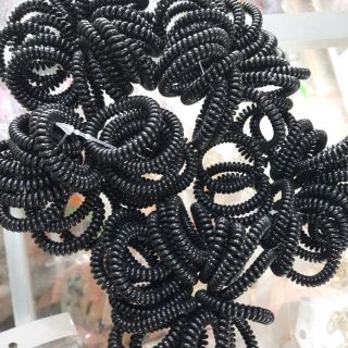 Set 10 Dây cột xoắn màu đen