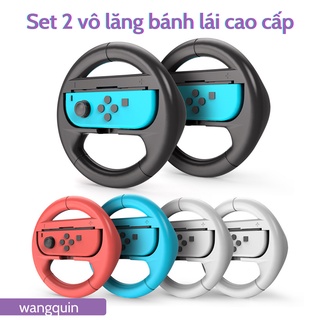 Sẵn VN - Set 2 Vô Lăng Bánh Lái Phụ Kiện Máy Game Nintendo Switch/ Oled/ Lite Tay Cầm Điều Khiển Joycon Game Đua Xe Kart