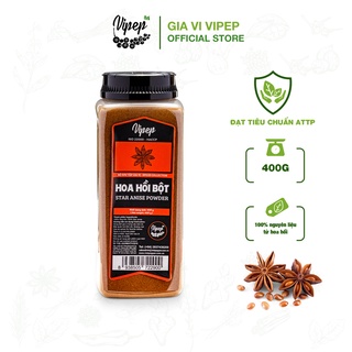 Bột hoa hồi khô Vipep 400g nguyên chất, gia vị chế biến nước phở, món tiềm, ninh, cà ri đậm đà