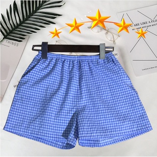 QUẦN CARO SHORT> QUẦN ĐÙI NỮ>(Có đủ Sizie cho người từ 38kg đến 80kg)