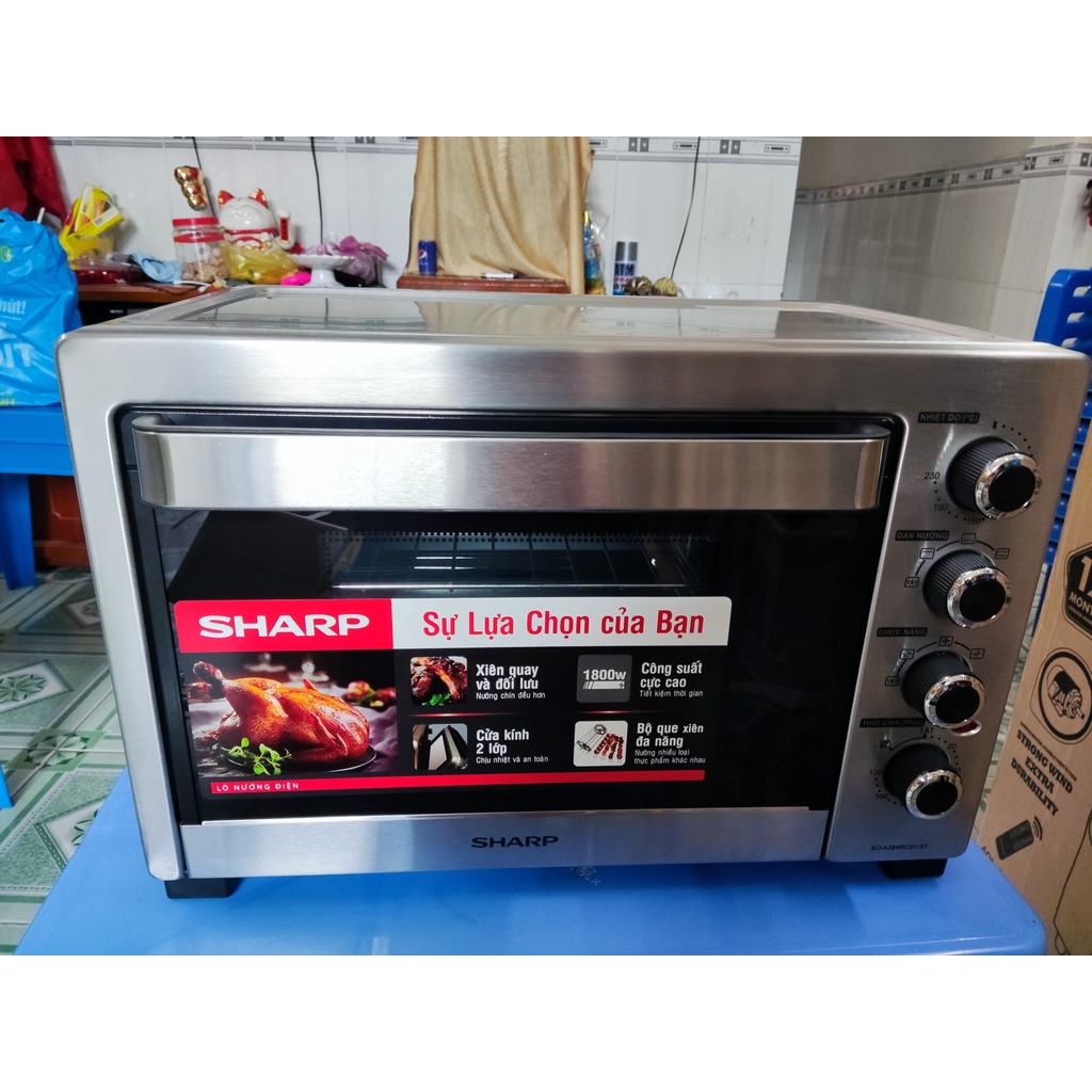 Lò nướng Sharp EO-A384RCSV-ST 38 lít hàng trưng bày 98%