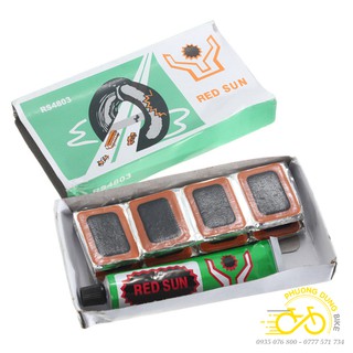 Hộp vá săm ruột xe đạp REDSUN RS4803 - 48 Miếng Vá