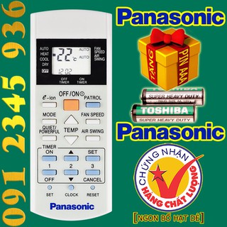 Remote Điều khiển Điều hòa Máy lạnh Panasonic "HÀNG ĐẸP" cho điều hòa "e-ion" 1 chiều và 2 chiều. (Mẫu số 4)
