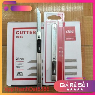 (Sale)  DAO DỌC GIẤY DELI SK5 30 ĐỘ hàng chính hãng