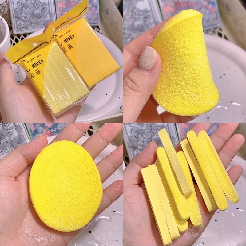 Set 12 miếng mút rửa mặt bọt biển