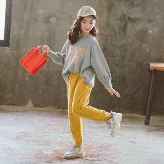 Bộ quần áo thu đông "ALL CITY" 14-45kg dành cho bé gái 4-14 tuổi . Đáng yêu, xinh xắn. Co giãn. Hàng may kỹ.