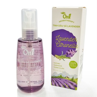 Quà tặng hương ngẫu nhiên - Tinh dầu xịt thơm phòng On1 tinh dầu cam sả / sả lavender dung tích 100ml