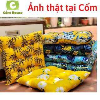 Đệm Ngồi Vuông Màu Sắc Tươi Mới, Nệm Ngồi Bệt Cao Cấp (40,45Cm)
