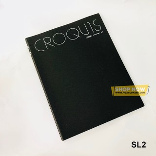[DA ĐEN] Sổ Vẽ Croquis Maruman 356x268mm