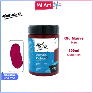 Màu Acrylic Mont Marte 300ml - Old Mauve - Acrylic Colour Paint Signature 300ml (10.1oz) - MSCH3012