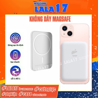 Sạc Không Dây Từ Tính Magsafe Kiêm Sạc Dự Phòng 5W/15W - Hỗ Trợ Nhiều Thiết Bị 5000mah Mini [S.MG]