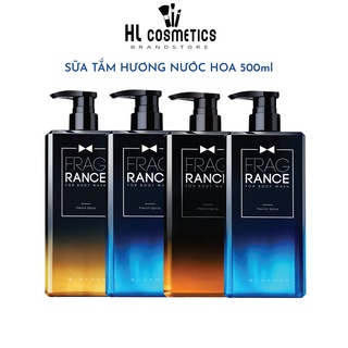 Sữa Tắm Hương Nước Hoa Nam BLUEMAN ⚡FREESHIP⚡ Hương Thơm Dài Lâu Trên Da &amp; Dưỡng Ẩm 500ml