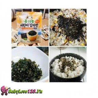 Rong biển rắc cơm hữu cơ vị rau củ Alvins 21g date 6/2022