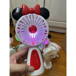 Quạt cầm tay mini quạt hình chuột mickey xinh xắn