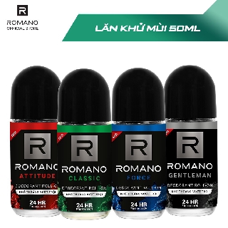 Lăn khử mùi Romano chai 50ml