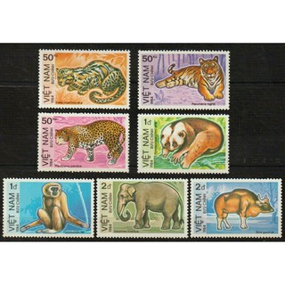 Tem sưu tập MS 434 Tem Việt Nam Thú cần được bảo vệ 1984 ( 7 tem )