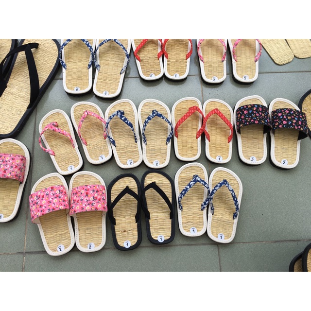 Dép chiếu trẻ em handmade