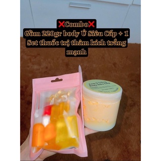 Combo 220g Body Cốt Trắng Nhanh Cấp Tốc