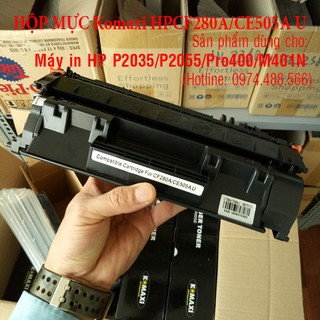 Hộp mực HP05A/80A, HP P2035/P2055/Pro400/M401N