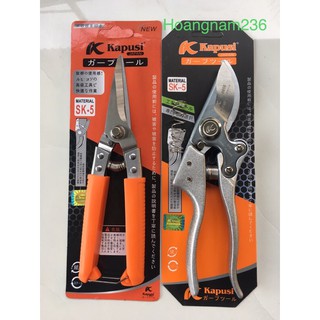 Combo Kéo cắt cành, kéo tỉa cành sk5 kapusi nhật