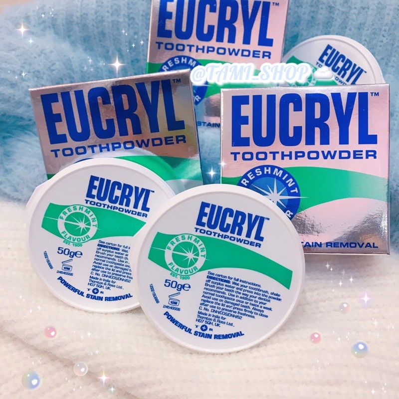 Bột Trắng Răng Eucryl Tooth Powder