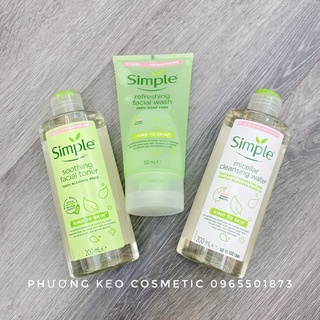 Bộ Dưỡng Da 3 Sản Phẩm Simple