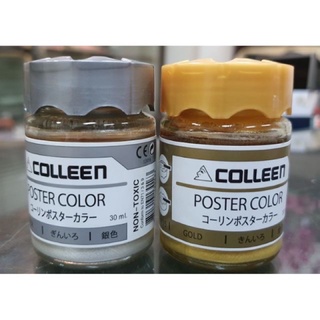 Màu poster Nhũ vàng, nhũ bạc Colleen 30ML.