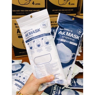 khẩu trang kf94 AK Mask - dày mịn, công nghệ Hàn Quốc, kháng khuẩn