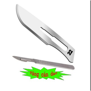 Lưỡi dao mổ số 22 tặng kèm cán dao