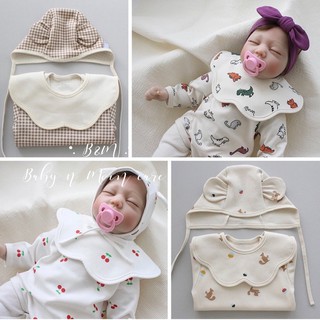[ĐỦ MÀU] Yếm cổ hoa Hàn Quốc Vella Bunnie Blossom cho bé từ 0-36m+, thời trang, ăn dặm.