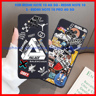 Ốp Lưng Xiaomi Redmi 10 Redmi Note 10 Note 10 Pro 10S 4G 5G Max Dẻo Đen Playphone Mẫu NH