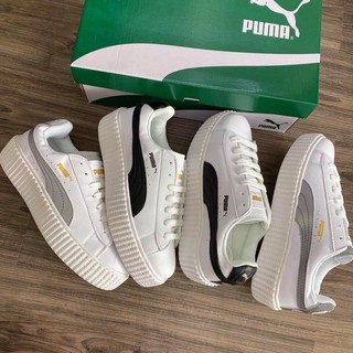 ✅[ Full Box + Bill ] Giày puman màu trắng phản quang, đen trắng, trắng vàng