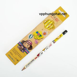 Hộp 10 Bút Chì Gỗ T.Long GP-03 (Hàng Chính Hãng)