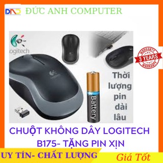 Chuột Không Dây✨Free Ship ✨ Chuột Không Dây LOGITECH B175- Độ Nhạy Cao- Chính Hãng DIGIWORLD - Bảo Hành 12 Tháng