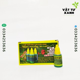 Một hộp 10 lọ chế phẩm Hùng Nguyễn - Đà Lạt dành cho hoa lan