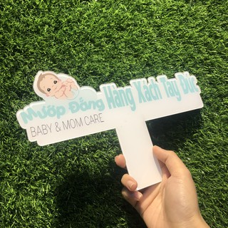 Bảng hiệu mika shop _ Bảng hiệu treo cửa hàng_ bảng cẩm tay xinh xắn