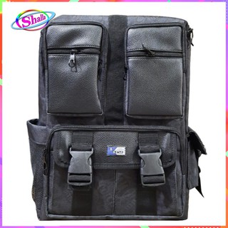 Balo thời trang đi học full đen G-Star H23 Shalla