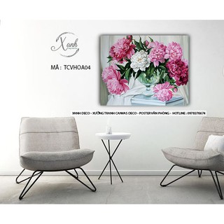 TRANH CANVAS HOA TĨNH VẬT TRANG TRÍ NỘI THẤT