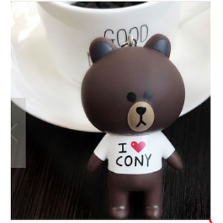 Móc khóa thỏ cony gấu brown quà tặng trang trí đẹp xinh xắn dễ thương