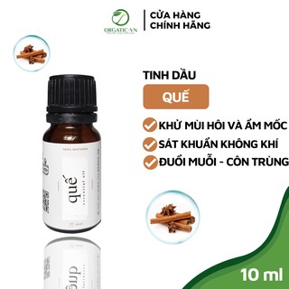 Tinh dầu quế 10ml Ogatic_vn nguyên chất tự nhiên | Cinnamon Essential Oil |